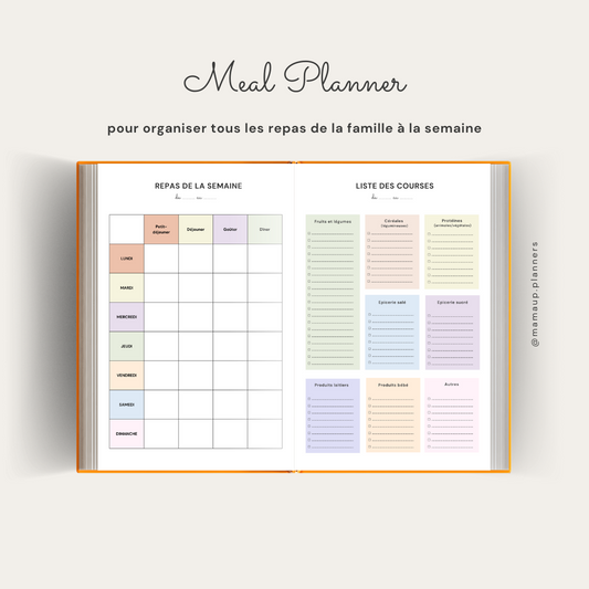 Meal Planner digital (fiches à imprimer)